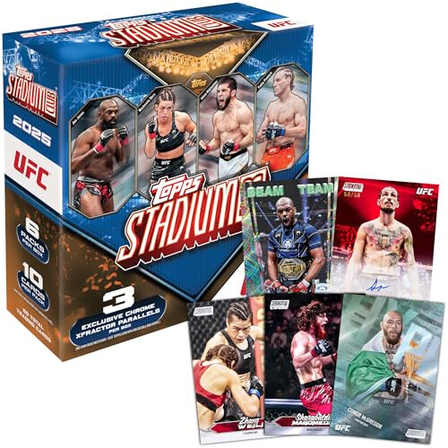 2025 Topps Stadium Club UFC - Boîte Méga Scellée 1
