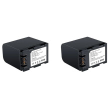 4500mAh NPX-108 Rechargeable Battery Pack RX100 RX200 Camera Battery/Dual Charger for Video Camcorders 2PCS Battery