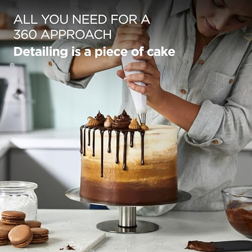 Kenwood Kenwood KWSD100 Decorating Set, Stainless Steel 1