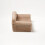 Homescapes (Medium - 51 x 32 x 27 cm) Small Plush Fold Out Sofa Pet Bed - Beige 4