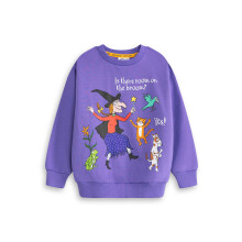 (2-3 Years) Room On The Broom Sweatshirt (Unisex Kids Purple)