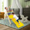 Wooden Climbing Triangle Set, 3-in-1 Slide Ramp 1