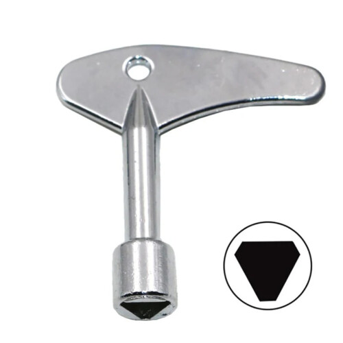 Inner Triangular Key Wrench, Universal Triangle Spanner for Elevator Water Meter Valve 2