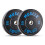 MuscleSquad Olympic Rubber Bumper Plates 5kg - 20kg Set 4