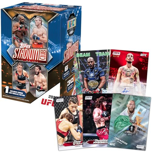2025 Topps Stadium Club UFC - Fabrikversiegelt - Wertbox 1