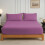 (Super King, Purple) 25cm Extra Deep Fitted Bed Sheet-Ultra Soft Microfiber Elastic Fitted Sheets UK 2