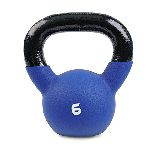 BODYPOWER 14kg Neoprene Covered Kettlebell (Dark Blue) 2