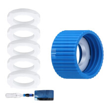 Silicones Water Filters Adapters with 10 Spare Gaskets-style A