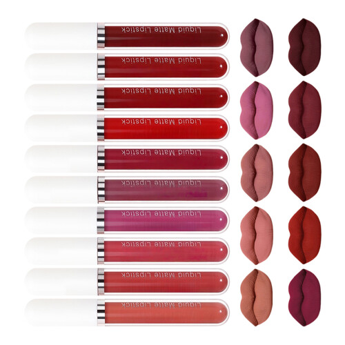 Long Wearing Matte Lipstick In Various Shade Delivering Smudge