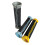 2 viele ergonomische Griffe, gummierter Griff, rutschfester-Blau 11