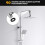 Handheld Shower Head Elbow Adapter 90 Degree Shower Arm Elbow 6