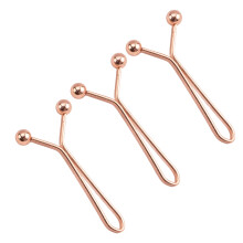 3pack Tighten Waist Jeans Button Without Sewing Waist-Rose gold