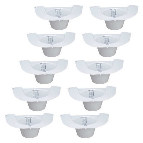 Pack Of 10 Urine Collection hat Comfortable Samples Cups set