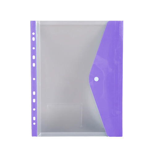 Expandable Binder Pocket Organizer Folder 11-Hole Plastic 1
