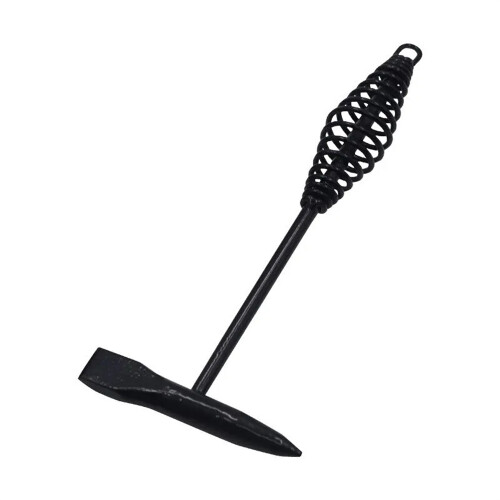 1 PCS Spring Handle Welding Chipping Hammer Electric Welding Ice And Slag Tapping Rust Removalpointed Hammerhardware Tool 1