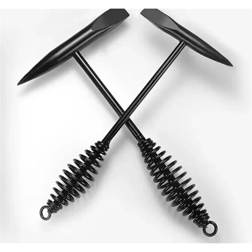 1 PCS Spring Handle Welding Chipping Hammer Electric Welding Ice And Slag Tapping Rust Removalpointed Hammerhardware Tool 2