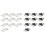 Weatherproof Snow Guards for Metal Roofing Includes-Black 2