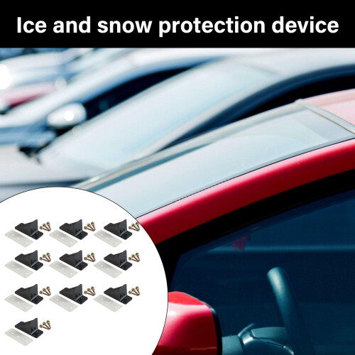 Weatherproof Snow Guards for Metal Roofing Includes-Black 2