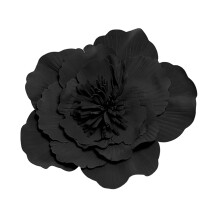 Großes Blumen-Stirnband, große Blumen-Hüte für Frauen,-Schwarz