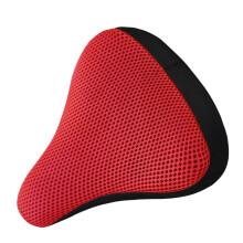 Breathable Mesh Screen Bike Cushion for Seat Cover Bike for-Red