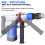 1500W Rotary Hammer Drill-6 Adjustable Speeds,4 Functions,Electric Demolition Hammer with SDS Plus Chisels and Drill Bits & Case 3