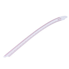 Plastic Sewing Square Curve Ruler Tailor Drawing Craft-White