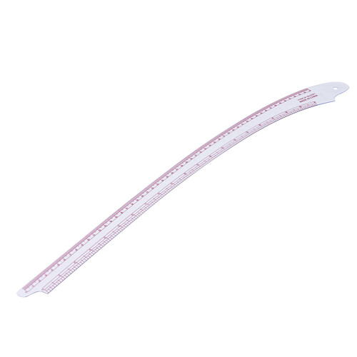 Plastic Sewing Square Curve Ruler Tailor Drawing Craft-White