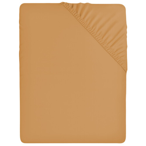 (Single, Orchre) 25cm Extra Deep Fitted Bed Sheet-Ultra Soft Microfiber Elastic Fitted Sheets UK 2