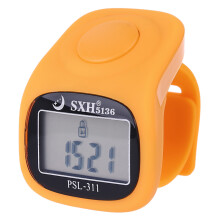 Tally Finger Counter with Remind for Time Finger Counter-Orange