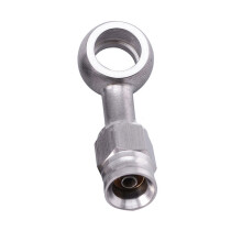 AN3 10mm Stainless Steel Engine Hydraulic-28 degrees upward