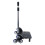 Durable 6 Wheels Foldable Hand Cart-6 blue rubber wheels 1
