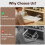 Expandable Under-Shelf Shoe Rack for Closet(1-Pack) - Adjustable Under Shelf Storage Organizer, No-Tool Installation 5