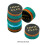 Pool Cue Tips 14mm Colorful 5 Pcs 7