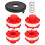 Σετ 4+1+1 καρούλι & καπάκι συμβατό με Einhell CE-CT36/30 3405096, νάιλον πετονιά 2,0 mm x 8 1