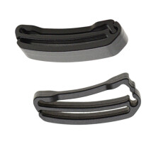 Clip de fin de ceinture de sangle d'extérieur, 2 pièces, Clip-S