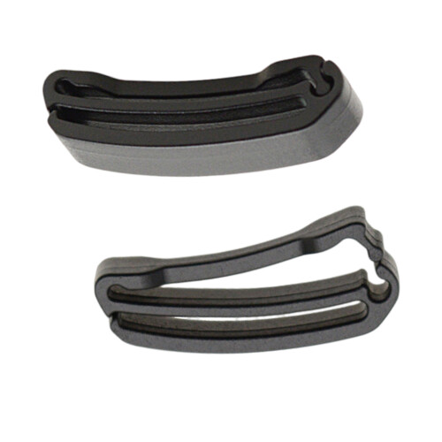 Clip de fin de ceinture de sangle d'extérieur, 2 pièces, Clip-S