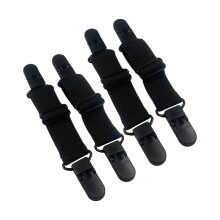 Clip de fixation de sandale Portable, attache élastique-Noir