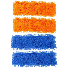Náhradný poťah na mop, 4 kusy, mikrovlákno, 42 cm, stierač na podlahu, kompatibilný s laminátom a mramorom