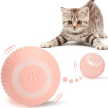 Elektrisch kattenspeeltje met LED-verlichting, interactieve 360-bal, USB-opladen, intelligente speelmodus