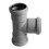Διπλή καμπύλη 87 DN50, σύνδεσμος σωλήνα 50 mm, αποχέτευση & λύματα – με στεγαν 1