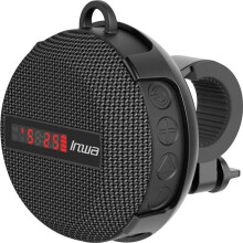 Prenosný Bluetooth reproduktor na bicykel 5W, vodeodolný IPX7, doba prehrávania 480 minút, funkcia handsfree, mikrofón, displej, T