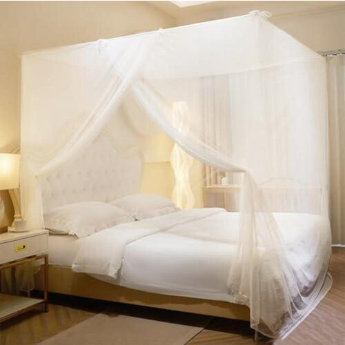 Κουνουπιέρα για διπλά κρεβάτια 200x200x220cm XXL κουνουπιέρα κρεβάτι ορθογώνιο