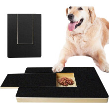 Multifunctionele krabplank voor honden met ingebouwde snoepjesbak en nagelvijl voor puppy's. Stressvrij en kalmerend voor puppy's.