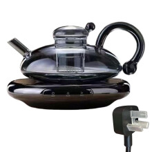 Glass Teapot with Warmer and Infuser Electric Set