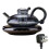 Glass Teapot with Warmer and Infuser Electric Set 1