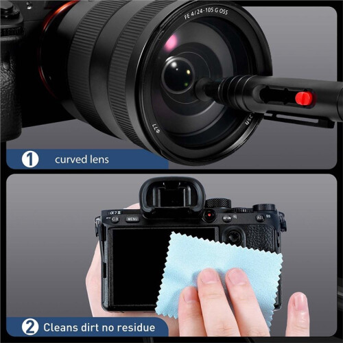Comprehensive Camera Lens Cleaning Kit for DSLR & Mirrorless - ,  - Includes Tools & Bag 2