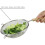 2pcs 8-Inch Stainless Steel Strainer with Fine Mesh, Deep Bowl, and Wire Handle, Silver 3