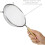2pcs 8-Inch Stainless Steel Strainer with Fine Mesh, Deep Bowl, and Wire Handle, Silver 5