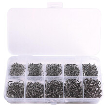 Fishing Hooks Set High Carbon Steel 100/500/1000 Pieces