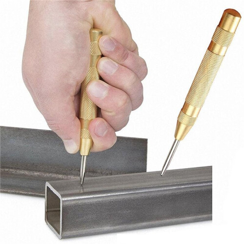 5pcs Spring Loaded Automatic Center Punch for Woodworking - Marking Tool 2